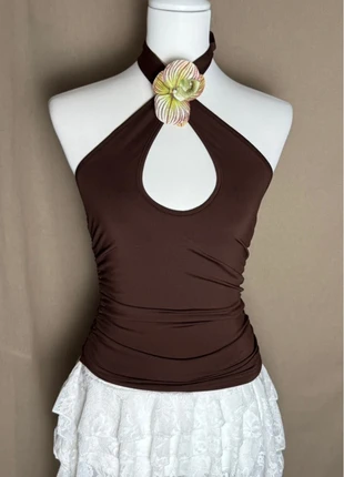 Top type coquette & romantique aesthetic - Style vintage Y2K, marke: COQUETTE, zustand: Sehr gut, größe: M / 38 / 10, 16,00 €, 17,50 € beinhaltet Vinted-Käuferschutz Pro