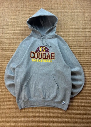 Russell Athletic hoodie gris à capuche Cougar Basketball logo vintage USA 90s 2000s L mixte #0279, marque: Russell Athletic, état: Très bon état, taille: L, 34,65 €, 37,08 € Protection acheteurs (Pro) incluse