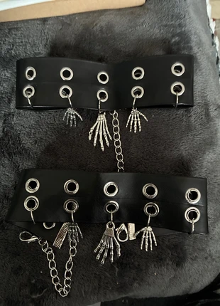 Stiefelmanschette 1 paar, Punk Gothic unisex, brand: Punk, condizioni: Nuovo senza cartellino, €10.00, €11.20 include la Protezione acquisti