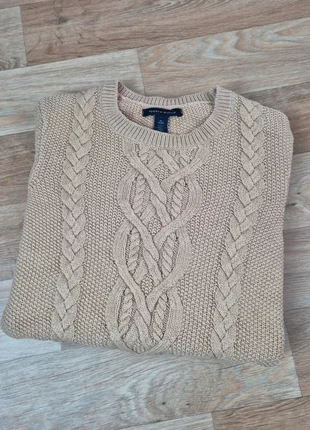 Pull torsadé beige Tommy Hilfiger femme - Col rond - Taille XS, marke: Tommy Hilfiger, zustand: Gut, größe: XS / 34 / 6, 15,00 €, 16,45 € inklusive Vinted-Käuferschutz
