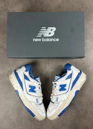New Balance - 550 - Blanc/Bleu – Sneakers rétro unisexe - taille 58 - model USA, marque: New Balance, état: Très bon état, taille: 38, 50,00 €, 53,20 € Protection acheteurs incluse