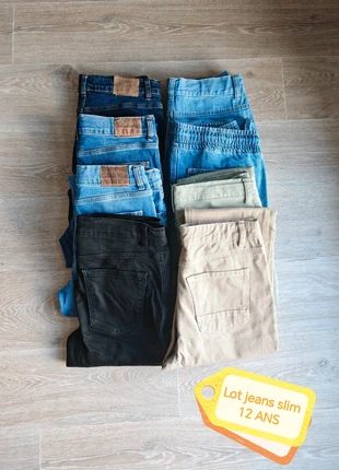 Lot de jeans slim, marke: Kiabi, zustand: Sehr gut, größe: 12 Jahre / 152, 40,00 €, 42,70 € inklusive Vinted-Käuferschutz