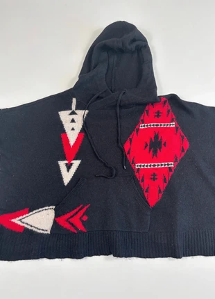 Pull à capuche noir motifs ethniques – Lauren Ralph Lauren – Taille S, brand: Ralph Lauren, condition: Very good, size: S / 36 / 8, €16.00, €17.50 includes Buyer Protection Pro