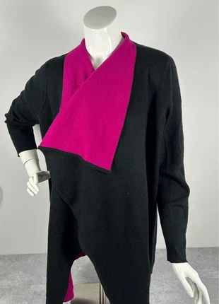 43. Ralph Lauren gilet long drapé col chale ralph Lauren femme Noir & Rose | Taille 2X ~ XXL, marque: Ralph Lauren, état: Très bon état, taille: XXL / 44 / 16, 20,00 €, 21,70 € Protection acheteurs (Pro) incluse