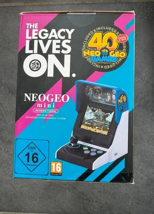 Console Neo Geo Mini International SNK 40th Anniversary 40 jeux inclus complète Borne Arcade, marca: Neo Geo, estado: Muito bom, tamanho: 3 anos / 98 cm, €70.00, €74.20 inclui Proteção do Comprador Pro