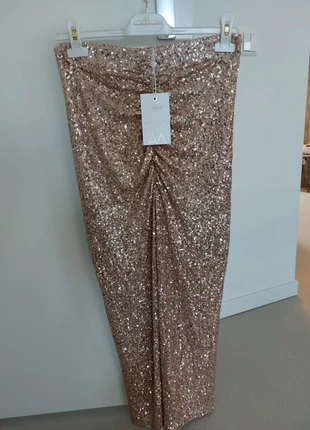 Gave paillettenrok van Amélie & Amélie m, merk: Amélie & Amélie, staat: Nieuw met prijskaartje, maat: M / 38 / 10, € 39,00, € 41,65 inclusief Kopersbescherming