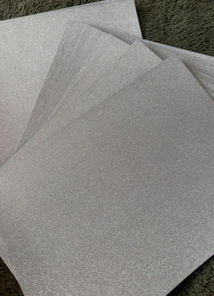 Glitter A4 cardstock - pinky silvery, brand: Craft, condition: Very good, £3.00, £3.85 includes Buyer Protection Pro