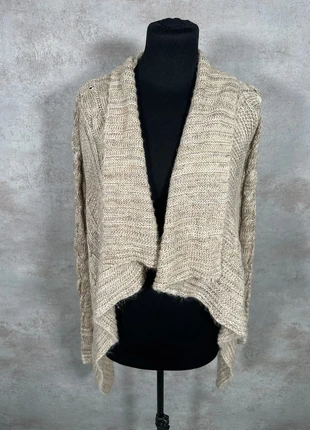 Pull Maille Torsadée Cable Knit Vintage Cache beige clair ample taille XS, marca: Vintage Dressing, estado: Muito bom, tamanho: XS / 34 / 6, €15.00, €16.45 inclui Proteção do Comprador Pro