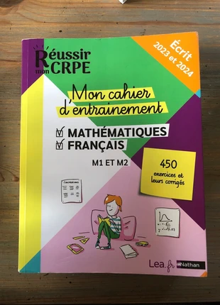 Réussir au crpe entrainement maths et français, état: Très bon état, 8,00 €, 9,10 € Protection acheteurs incluse