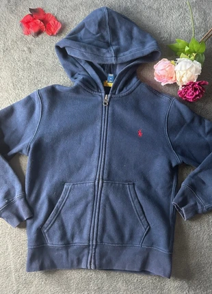 Gilet Zippé Capuche Polo Ralph Lauren Bleu Marine Taille 6 ans, marque: Ralph Lauren, état: Très bon état, taille: 6 ans / 116 cm, 10,00 €, 11,20 € Protection acheteurs incluse