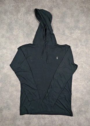 T-shirt à capuche fin noir homme Polo Ralph Lauren taille M 100% coton, brand: Ralph Lauren, condition: Very good, size: M, €19.90, €21.60 includes Buyer Protection