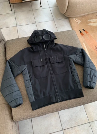 Doudoune CP Company C.P. Shell-R Mixed Goggle Jacket Taille M noir très bon état, brand: C.P. Company, condition: Very good, size: M, €260.00, €273.70 includes Buyer Protection
