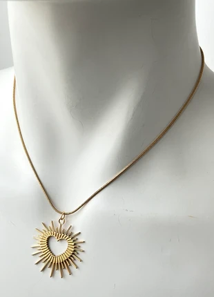 💕Collana “Cuore Sacro” in acciaio inossidabile dorato - 45 cm - Nuova💕, marque: Handmade, état: Neuf sans étiquette, 15,50 €, 16,98 € Protection acheteurs incluse