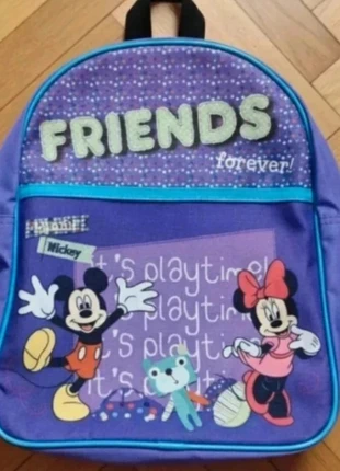 Petit sac à dos enfant Mickey Minnie Friends Forever mauve bleu clair très bon état, brand: Jacob company, condition: Very good, €2.80, €3.64 includes Buyer Protection