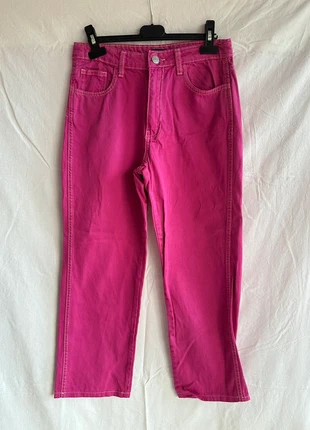 Calças Mom Jeans Rosa Modalga, merk: Modalfa, staat: Heel goed, maat: S / 36 / 8, € 6,00, € 7,00 inclusief Kopersbescherming