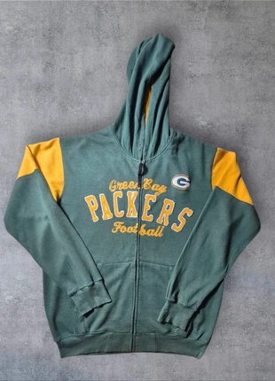 Pull zippé à capuche - NFL Packers - L - vert, marke: NFL, zustand: Gut, größe: L, 12,00 €, 13,30 € inklusive Vinted-Käuferschutz