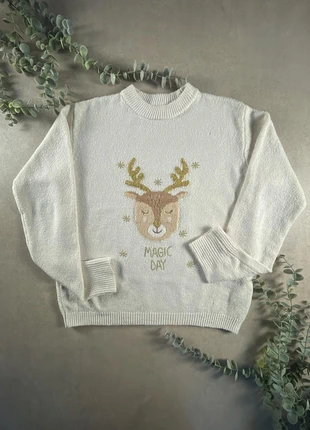 pull enfant écru motif renne doré “magic day” Taille 10 ans, marque: sansnom., état: Bon état, taille: 10 ans / 140 cm, 5,00 €, 5,95 € Protection acheteurs (Pro) incluse