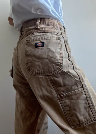 Pantalon workwear carpenter dickies W36X32 taches peinture état satisfaisant marron clair coton, brand: Dickies, condition: Satisfactory, size: W36, €12.99, €14.34 includes Buyer Protection