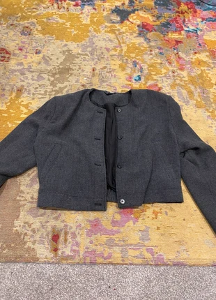 Grey button jacket, brand: H&M, condition: New without tags, size: L / UK 16-18, £12.00, £13.30 includes Buyer Protection