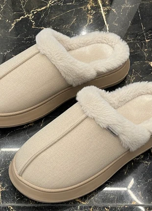 Chaussons beige doublés en fausse fourrure – taille 40,5, brand: maison margot, condition: Very good, size: 40.5, €34.90, €37.35 includes Buyer Protection