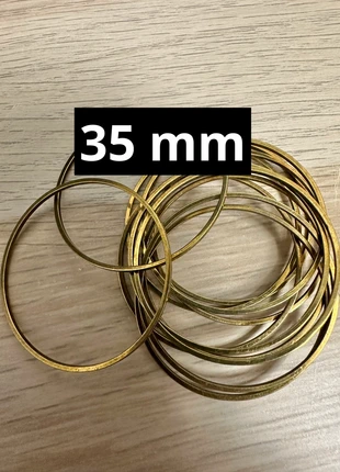 anneaux ronds bronze 35 mm pour créations bijoux authentiques, marque: Craft, état: Très bon état, 1,15 €, 1,91 € Protection acheteurs incluse