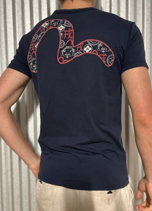 T-shirt bleu marine Daruma Daicock Seagull coton japan y2k X13-7, condition: Very good, size: S / 36 / 8, €4.90, €5.85 includes Buyer Protection