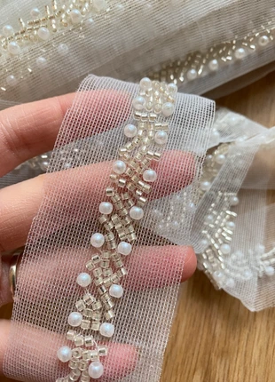 Luxury Beaded Trim (1.3cm) 3 meters, état: Neuf sans étiquette, 5,00 €, 5,95 € Protection acheteurs incluse