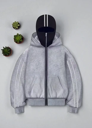 Zip y2k Gris à Capuche et Cagoule, taille M, marque: y2k, état: Neuf avec étiquette, taille: M, 25,00 €, 26,95 € Protection acheteurs incluse