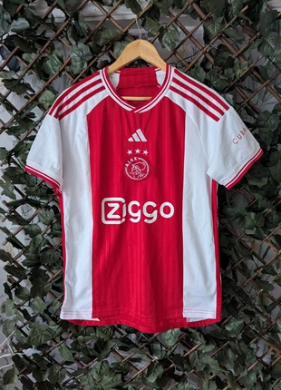 Adidas Ajax Home Shirt 2023/24 Ziggo Sponsor Men’s Small Slim Fit Football Top, brand: adidas, condition: Good, size: S, £39.95, £42.65 includes Buyer Protection Pro