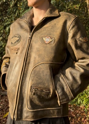 Veste Harley Davidson en cuir - Vintage - taille L, brand: Harley Davidson, condition: Very good, size: L, €250.00, €263.20 includes Buyer Protection