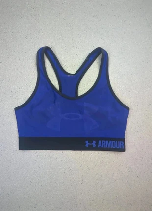 Brassière de sport Under Armour | Logo poitrine | Violet/Noir | Taille S Femme, brand: Under Armour, condizioni: Buone, taglia: S, €11.00, €12.25 include la Protezione acquisti Pro