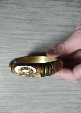 Bracelet jonc ethnique indien corne laiton, brand: jonc, condizioni: Buone, €10.00, €11.20 include la Protezione acquisti