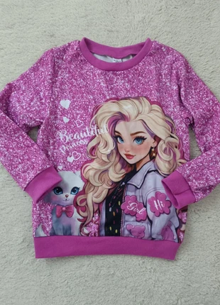 Sweat SHEIN – 7 ans – Girl Power Rose Pailleté, merk: Shein, staat: Heel goed, maat: 7 jaar / 122 cm, € 3,00, € 3,85 inclusief Kopersbescherming