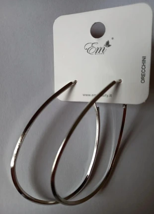 Boucles d'oreilles neuves créoles fantaisie argentées 5€, brand: Fantaisie, condition: New with tags, €5.00, €5.95 includes Buyer Protection