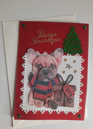 Zelf gemaakte 3D kerstkaarten met enveloppe, marca: Handmade, estado: Novo com etiquetas, €1.00, €1.75 inclui Proteção do Comprador