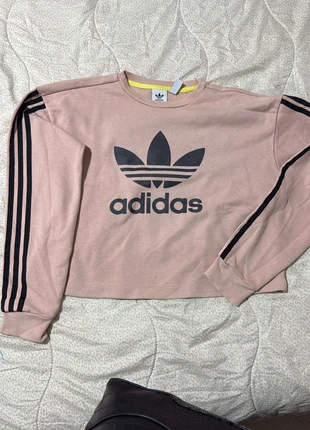 Felpa Adidas Trefoil rosa – Veste XS/S, marque: adidas, état: Très bon état, taille: XS / 34 / 6, 6,00 €, 7,00 € Protection acheteurs incluse