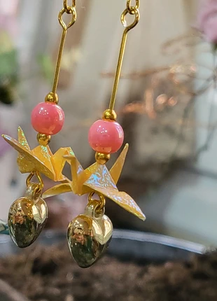 Pendientes mitologia tsuru, merk: Local, staat: Nieuw zonder prijskaartje, € 5,00, € 5,95 inclusief Kopersbescherming