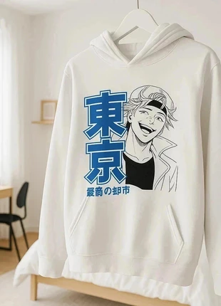 Pull / Sweat à capuche imprimé taille S 16 ans enfant garçon fille, brand: Kiabi, condition: Good, size: S, €3.00, €3.85 includes Buyer Protection