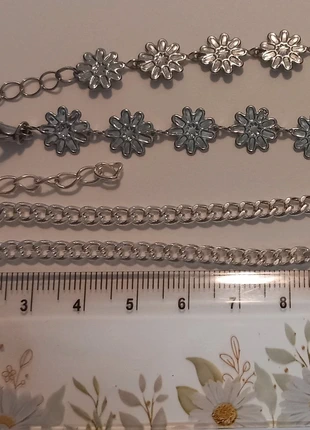 2 x silvertone bracelets, condition: Good, £1.25, £2.01 includes Buyer Protection