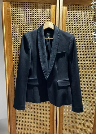 Élégant Blazer bi matière maje noir 38, marca: Maje, estado: Muy bueno, tamaño: M / 38 / 10, 44,00 €, 46,90 € Protección al comprador incluida