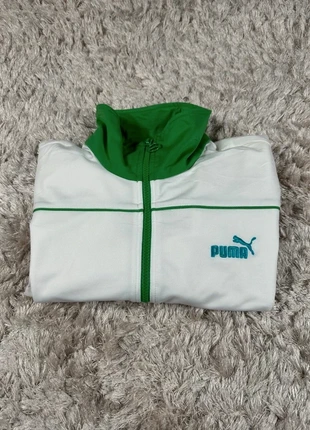 Veste Puma vintage blanche verte - Taille S Homme - Jacket tracktop survêtement sport, marque: Puma, état: Très bon état, taille: S, 15,00 €, 16,45 € Protection acheteurs incluse