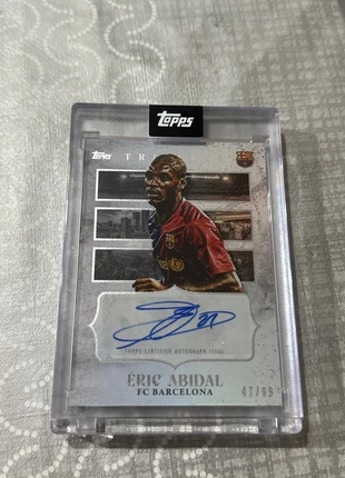 Eric Abidal auto Triplete /99, brand: Topps, condizioni: Nuovo con cartellino, €45.00, €47.95 include la Protezione acquisti