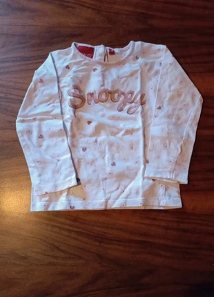 T-shirt manches longues 23 mois, brand: Peanuts, condition: Very good, size: 18-24 months / 86 cm, €1.50, €2.28 includes Buyer Protection