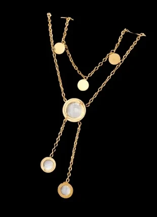 Collier doré en acier inoxydable, condition: New with tags, €12.00, €13.30 includes Buyer Protection