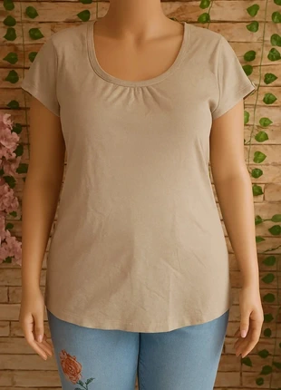 🌸T-shirt MC Kaki 100% Coton Taille 42/44🌸, condizioni: Ottime, taglia: XL / IT 46 / EU 42, €3.00, €3.85 include la Protezione acquisti Pro