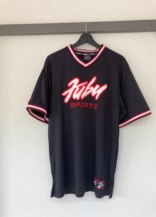 Maillot Fubu Sports vintage large oversize - noir, rouge et blanc | Taille M, marque: FUBU, état: Très bon état, taille: M, 17,00 €, 18,55 € Protection acheteurs incluse