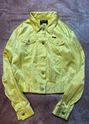 Diesel Vintage Jacket Archives Fashion Y2K style Yellow Medium, marke: Diesel, zustand: Gut, größe: M / 38 / 10, 69,00 €, 73,15 € beinhaltet Vinted-Käuferschutz Pro