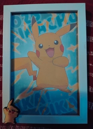 Cadre blanc 12X17 Pikachu pika avec figurine, marke: Pokémon, zustand: Gut, größe: Einheitsgröße, 5,00 €, 5,95 € inklusive Vinted-Käuferschutz