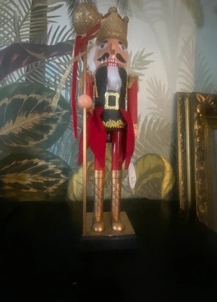 Grand Casse-Noisette Doré royal, personnage déco au charisme royal, 61cm, neuf, marca: Noël, estado: Nuevo con etiquetas, 35,00 €, 37,45 € Protección al comprador incluida