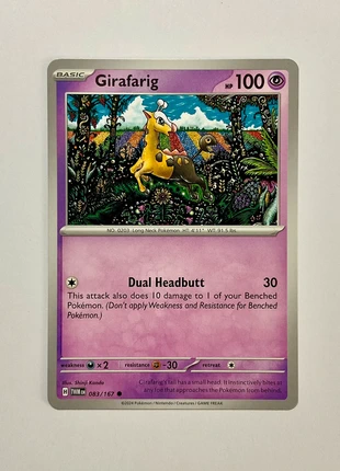 Girafarig - TWM 83/167 - Twilight Masquerade - eng - Kanda, brand: Pokémon, condizioni: Ottime, €1.95, €2.75 include la Protezione acquisti